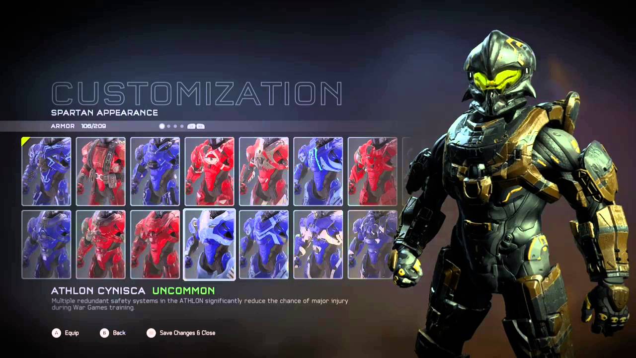 Halo 5 and Reach armor, camos, and more/showcase and best Halo 5 armor sets