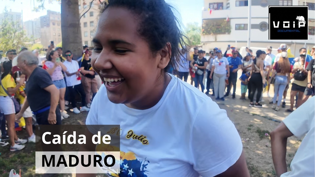Venezolanos en STGO tras la captura de NICOLÁS MADURO | English subtitles | Documental