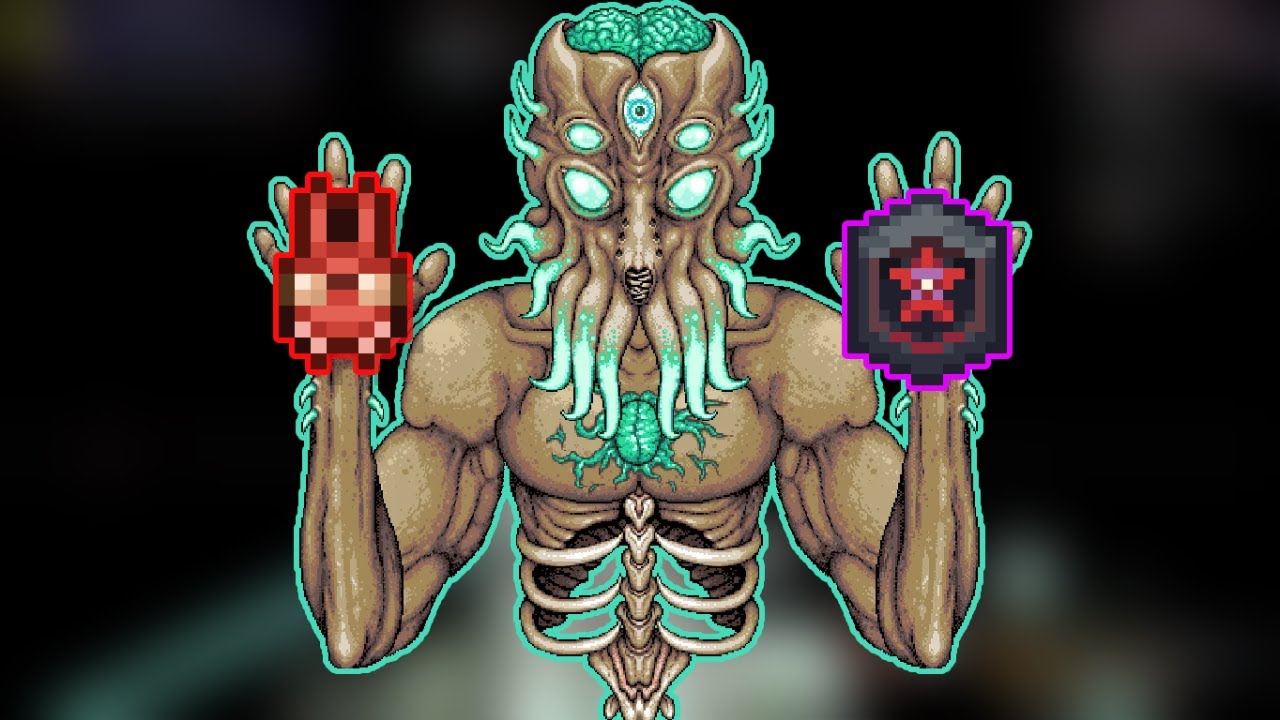 Moon Lord on Death Master mode - Calamity mod (Rogue)