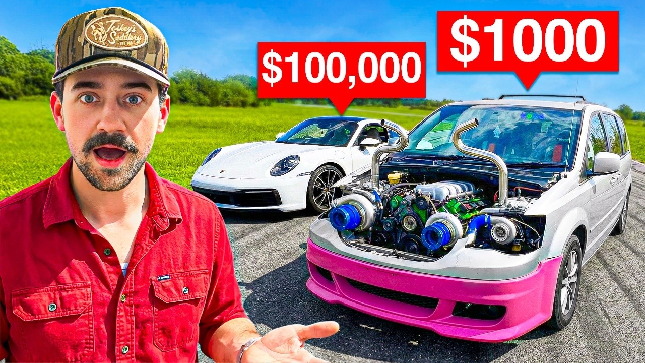 Czy minivan za 1000 dolar&oacute;w może pokonać Porsche 911 za 100 000 dolar&oacute;w?