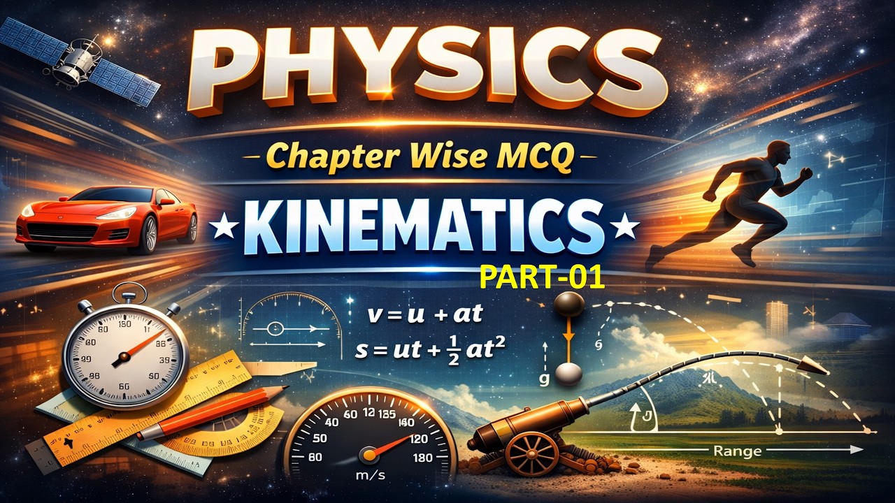 UKPSC GIC Lecturer 2026 | Part &ndash; 1 | Kinematics | Most Important Questions