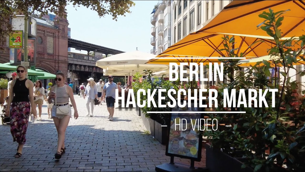 Berlin Stadtspaziergang im Sommer ☀️ Hackescher Markt [HD Video] walking Tour