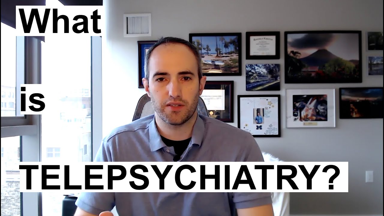 What is telepsychiatry?