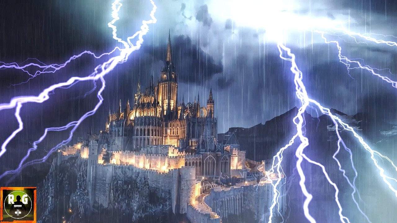 Massive Thunderstorm Sounds with Heavy Rain, Extreme Thunder & Loud Lightning Strikes for Sleeping