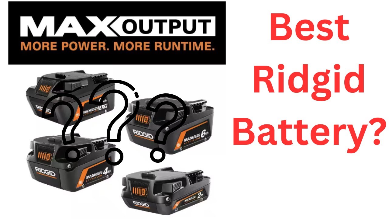 Unleash the Power of Your Tools with the Best Ridgid Max Battery!