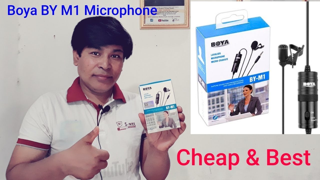 Cheap and Best Microphone For YouTubers - Boya BY M1 Lavalier Mic - Unboxing & Review [in Nepali]