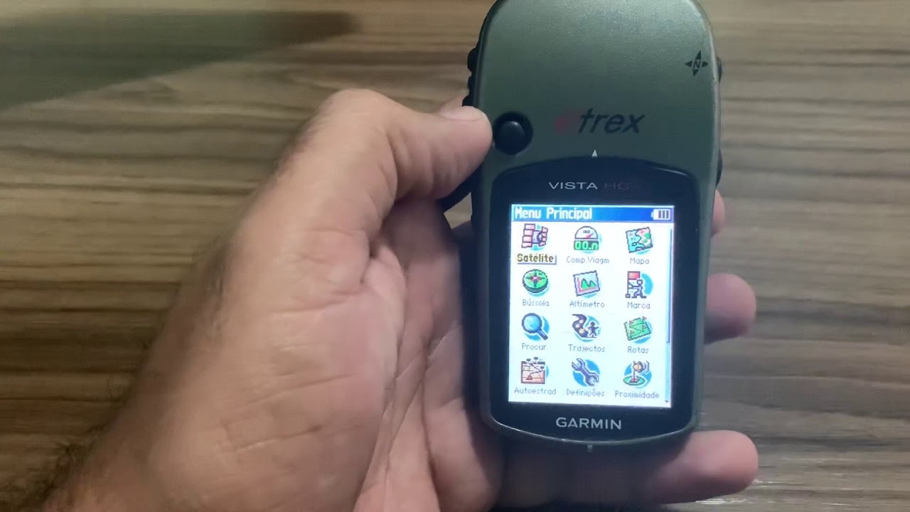 COMO PEGAR COORDENADAS NO GPS ETREX DE NAVEGAÇÃO
