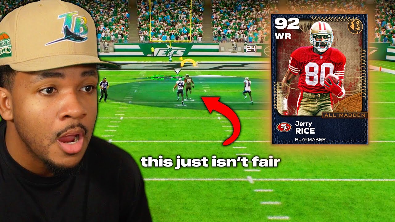 EA JUST BROKE THE GAME WITH THIS 92 JERRY RICE... MUT H2H Ranked Gameplay