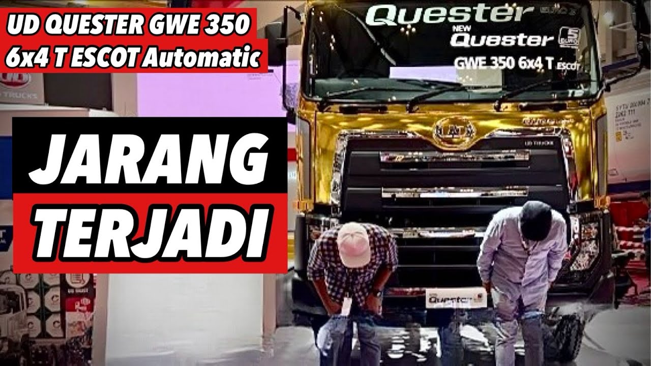 UD QUESTER 6x4 T ESCOT | Diesel 1.200 Nm Transmisi Matik!