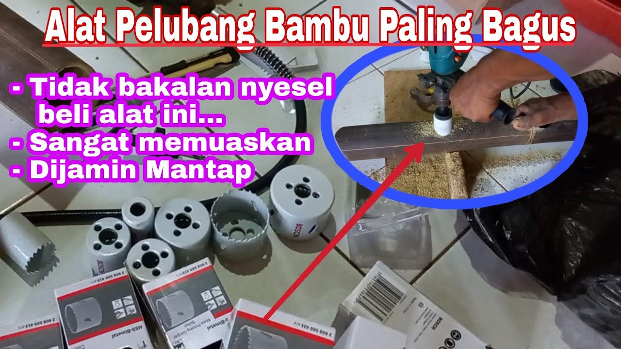 Alat Pelubang Bambu || mantap dan sangat bagus