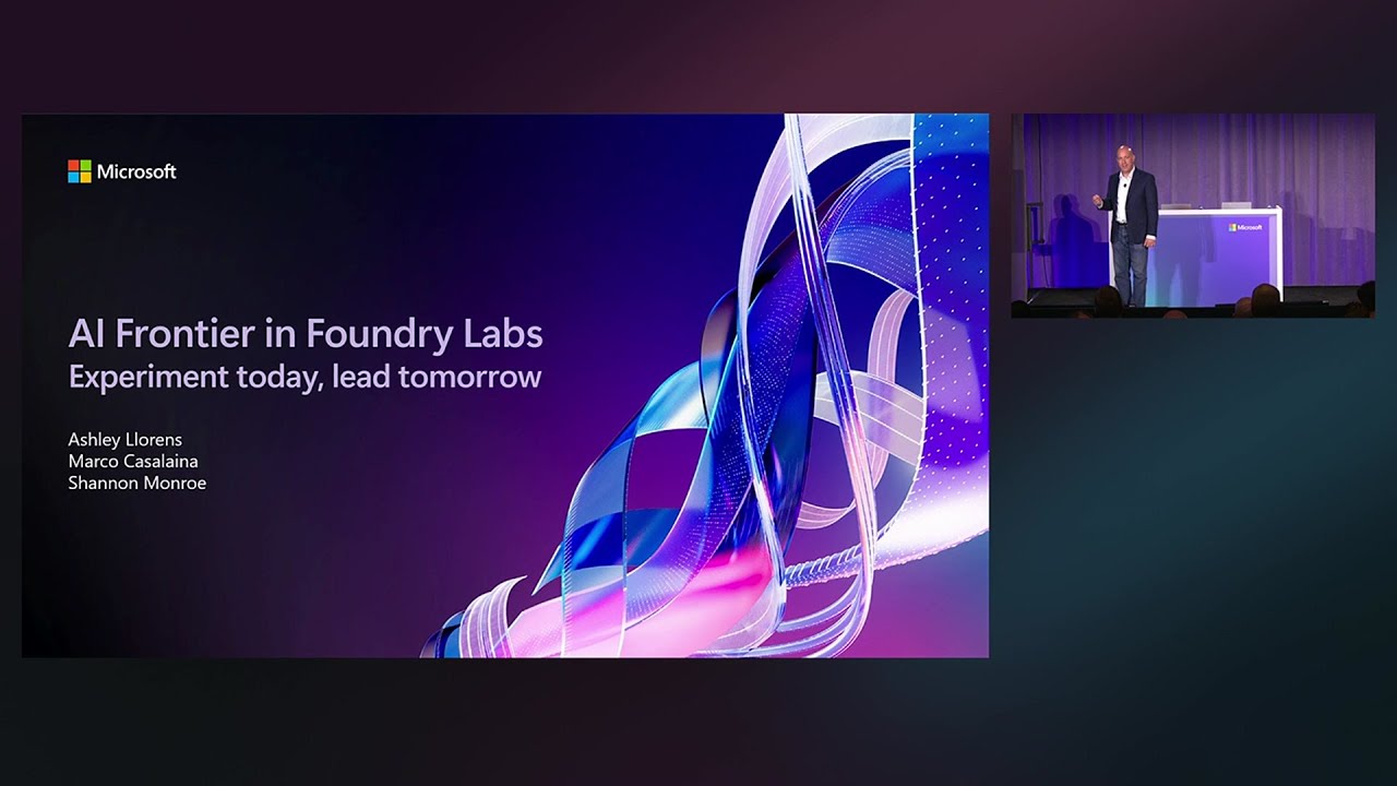Границы ИИ в Foundry Labs: эксперимент сегодня — залог успеха завтрашнего дня | BRK204