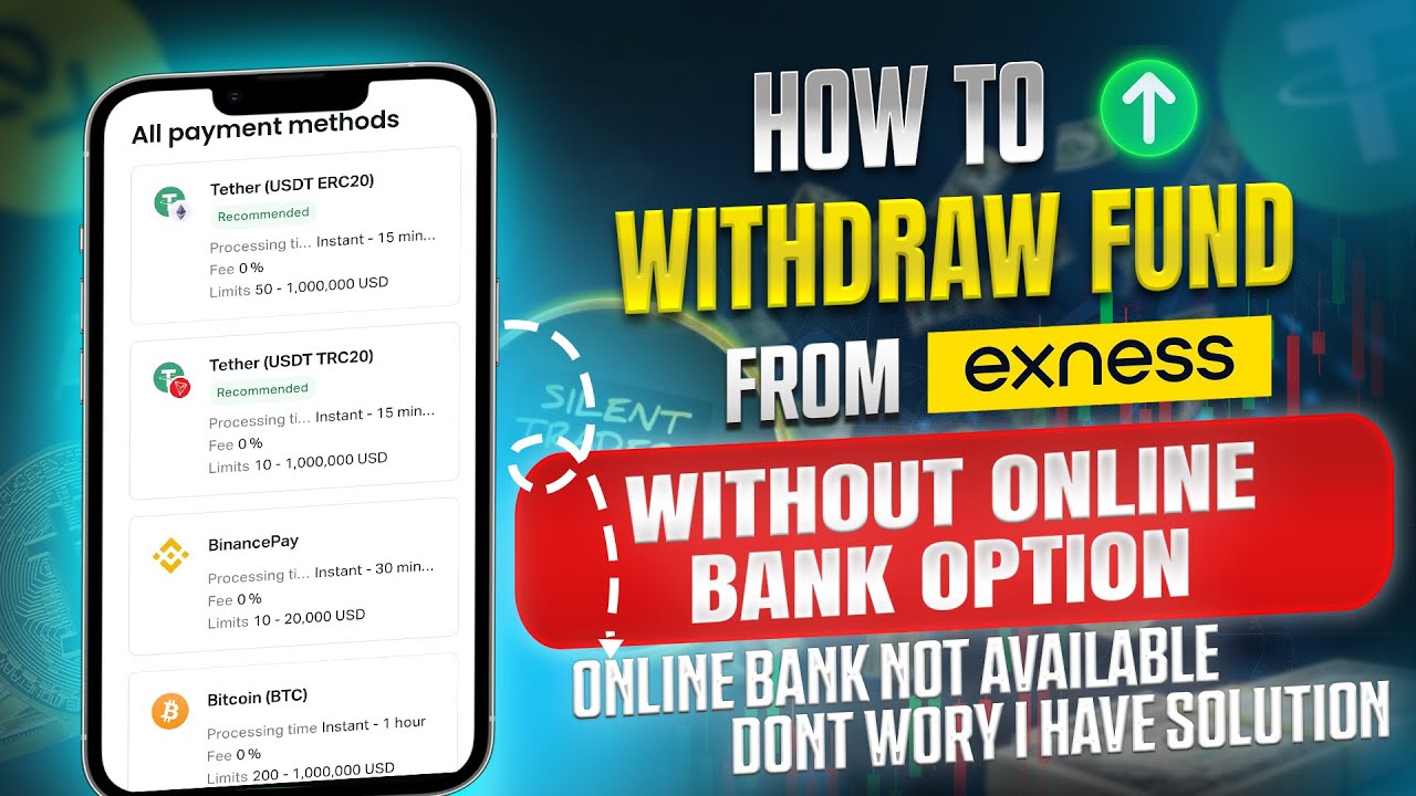 Online bank option unavailable in exness