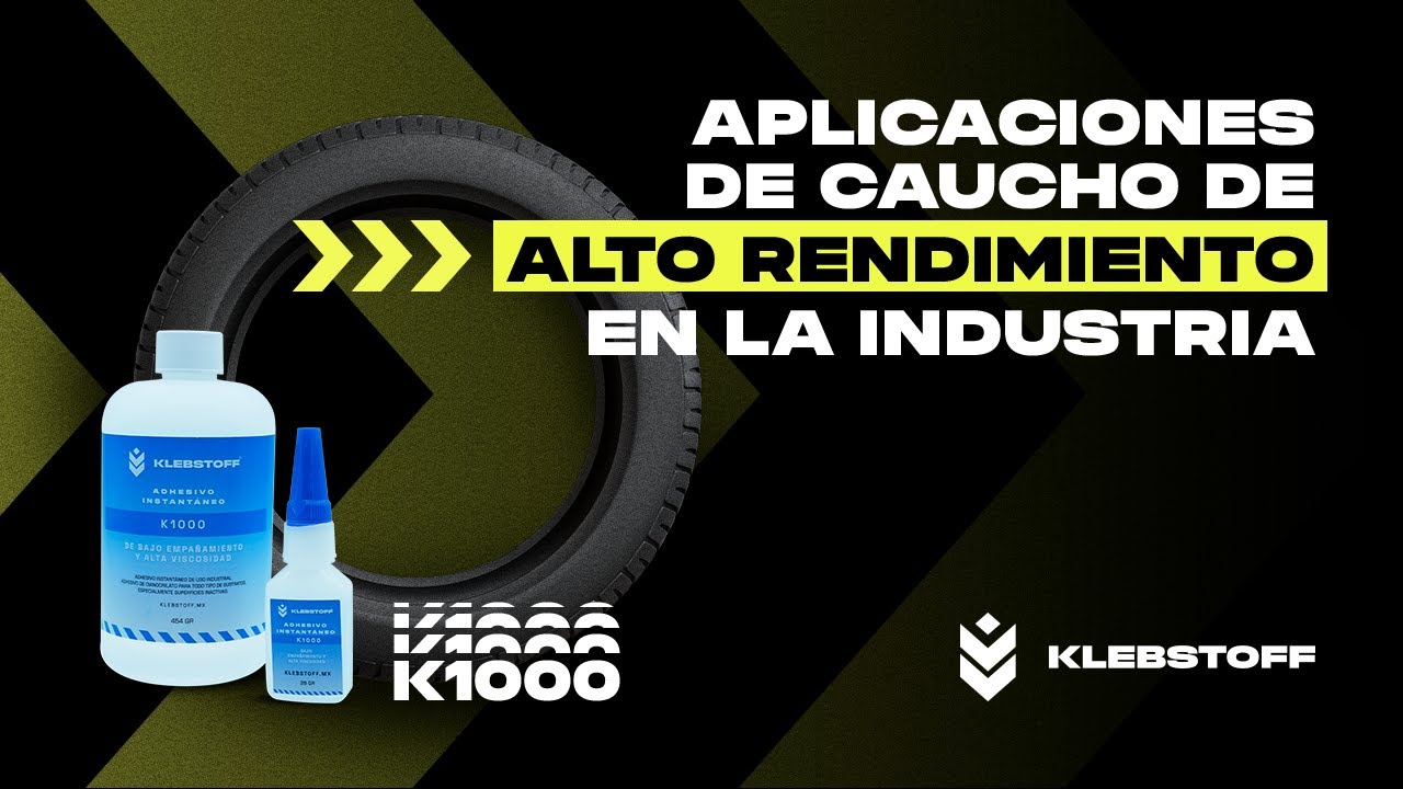 Cómo pegar caucho y plásticos técnicos con Klebstoff K1000 | Adhesivos industriales automotriz