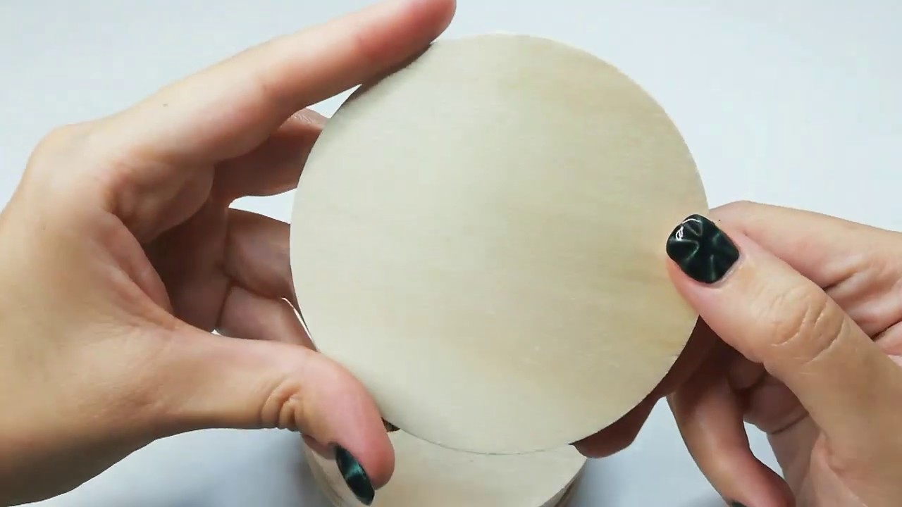 MIRA LO QUE HICE CON UNOS CÍRCULOS DE MADERA