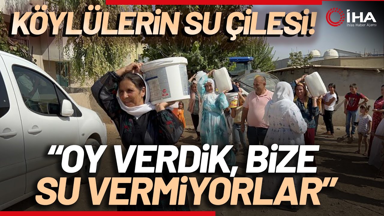 1 Aydır Susuz Kalan Mezradan HDP’li Belediyeye Tepki