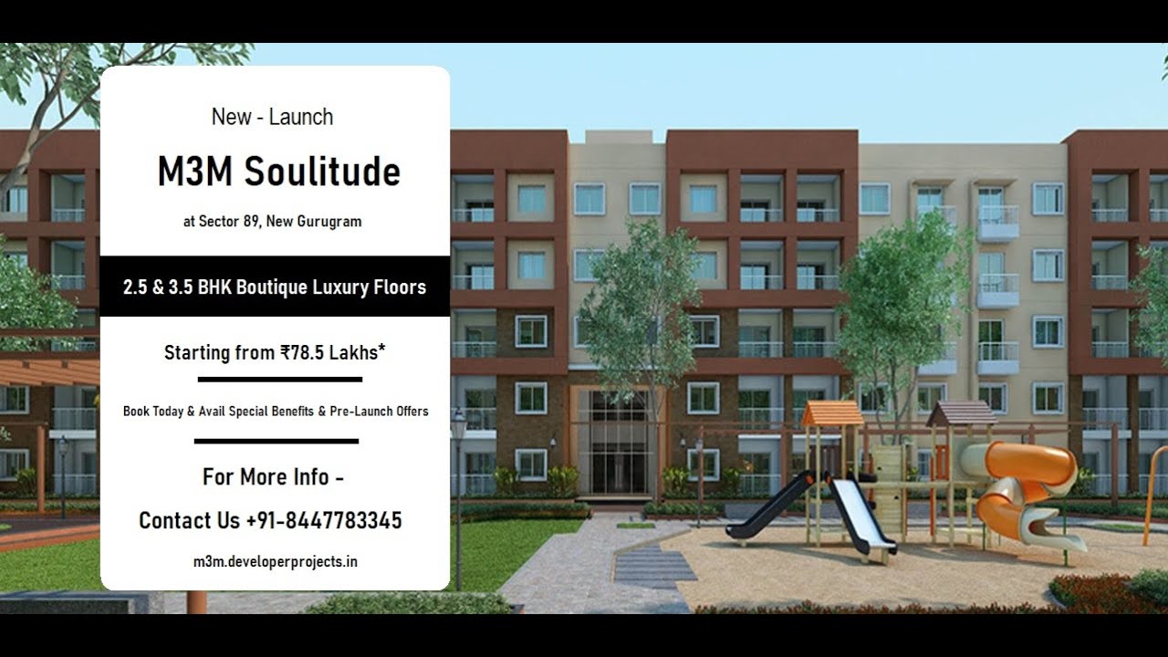 M3M Soulitude, Sector 89 -  Modern Comfort for Perfect Lives At Gurugram