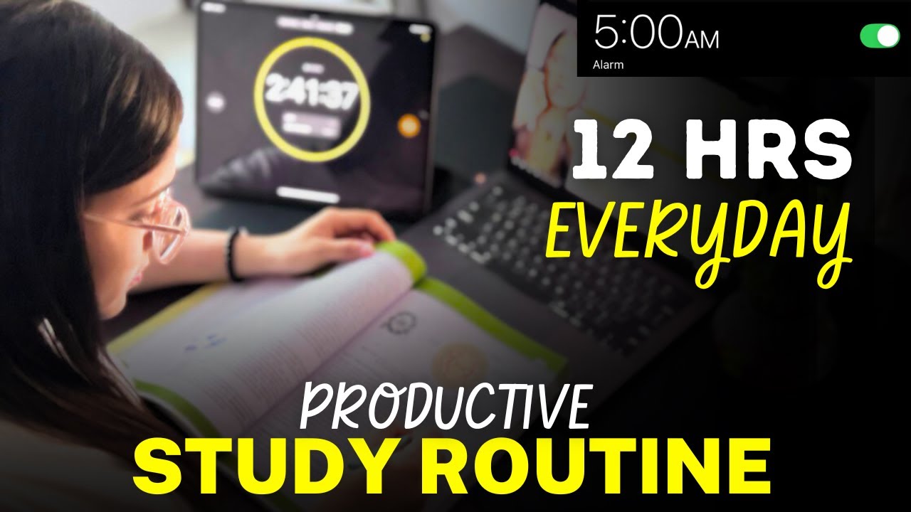 How to STUDY 12 Hours Everyday as a NEET Aspirant | Daily Routine of NEET Aspirants | NEET 2026