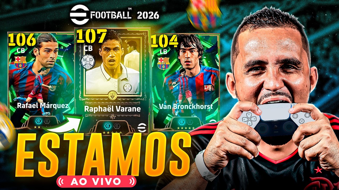 🚨 TERÇOU AO VIVO | PACK OPENING E JOGATINA NA PRIMEIRA DIVISÃO DA LIGA | EFOOTBALL