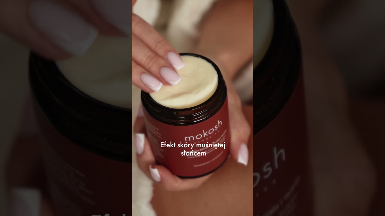 Balsam brązujący Mokosh - efekt przed i po