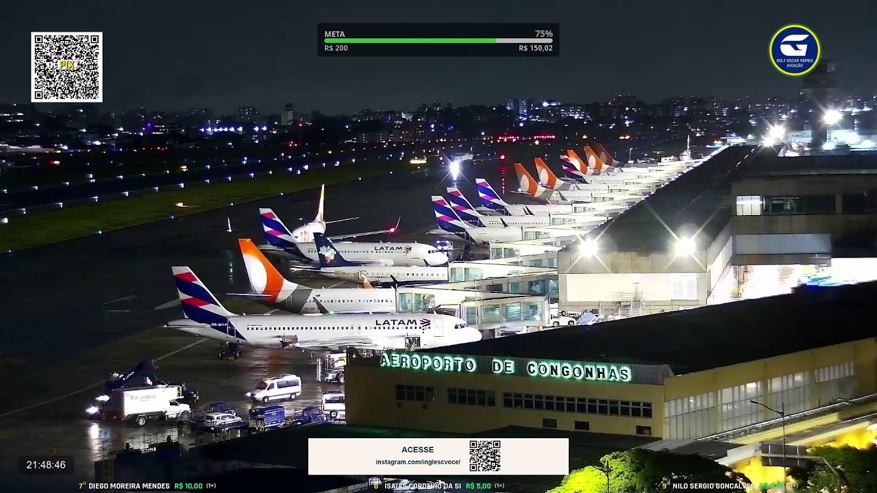 SBSP LIVE #2 - Aeroporto de São Paulo AO VIVO - CGH Airport - 03/02 Manhã