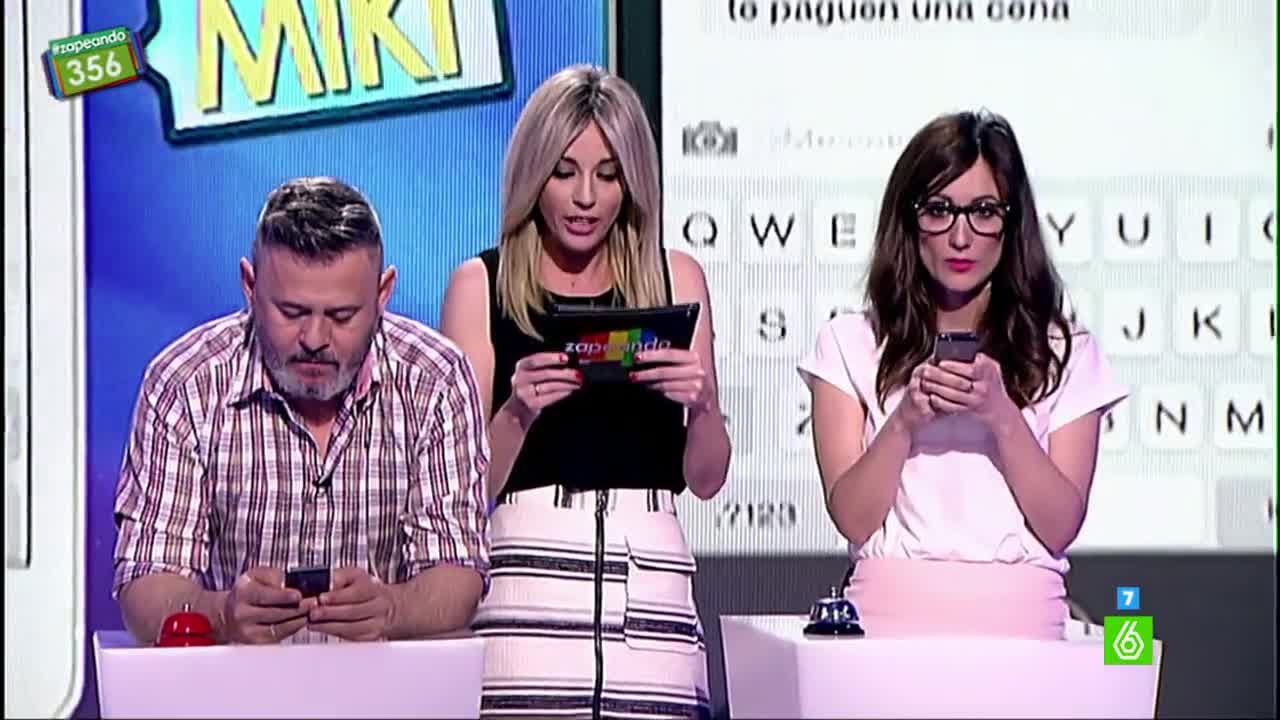 Ana Morgade y Miki Nadal juegan a 'Dedos de Fuego'