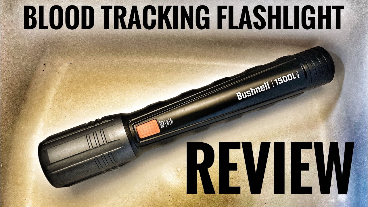 Bushnell blood tracking  1500 flashlight review !!!