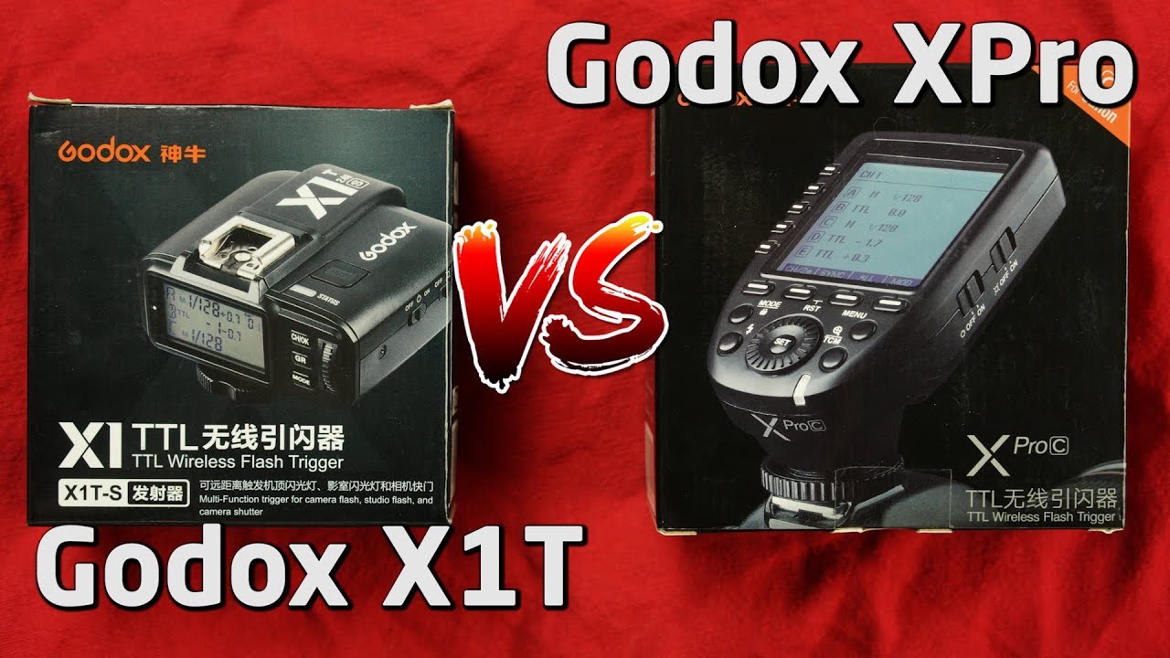 Godox XPro vs X1T