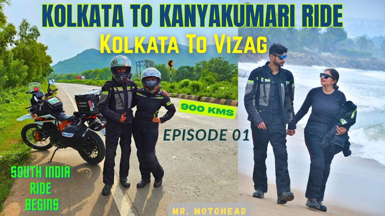 Kolkata To Kanyakumari Ride | Kolkata To Vizag | 5000Kms+ South India Bike Ride | Ep 01| K To K 2025
