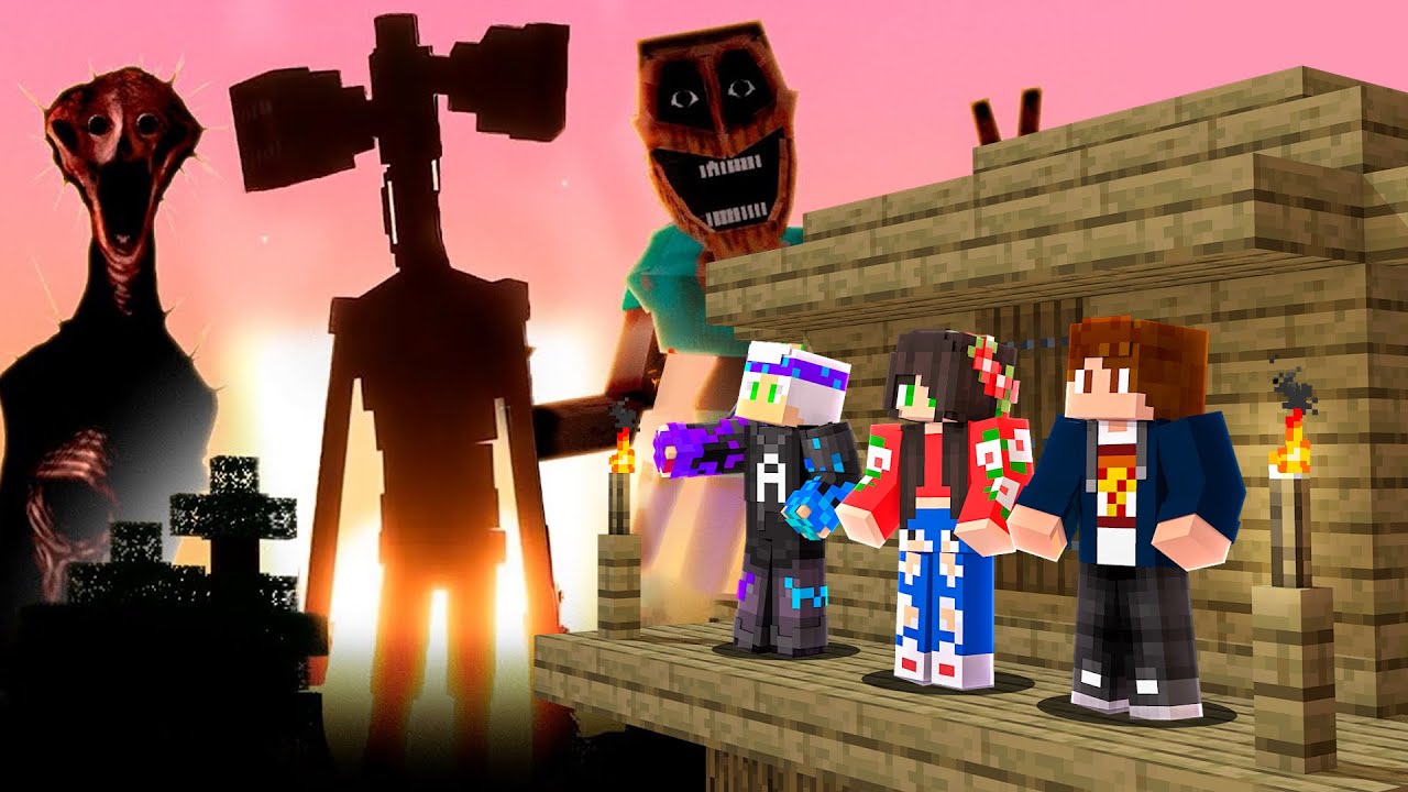 3 Idiotas Entraram na Base dos Dwellers… e se Arrependeram no MINECRAFT