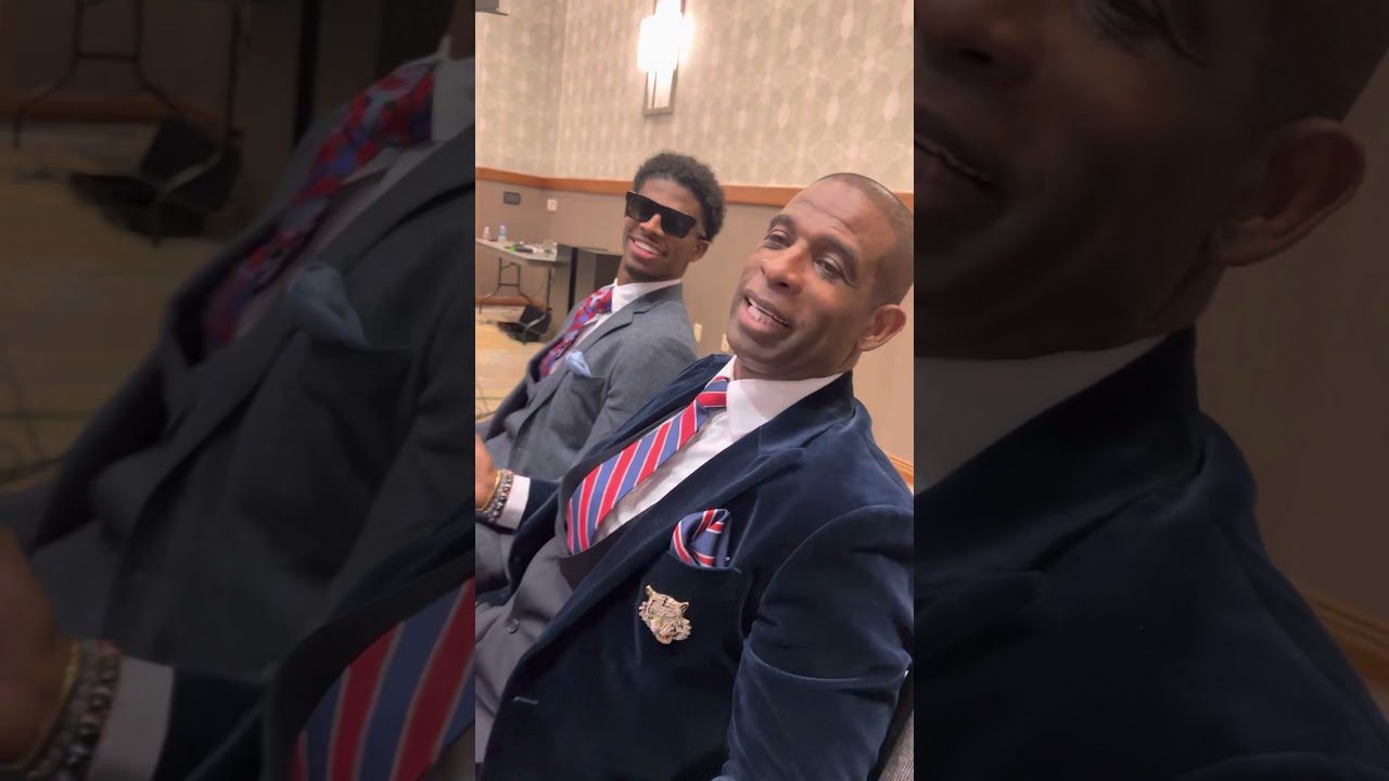 “THE SANDERS” being The Sanders at the FCS AWARDS