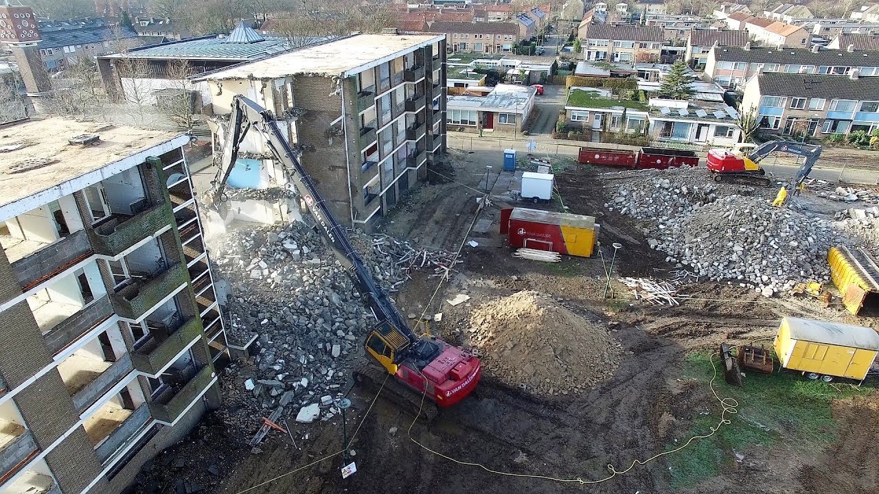 Sloop flats en woningen fase 4 Valuwe Cuijk