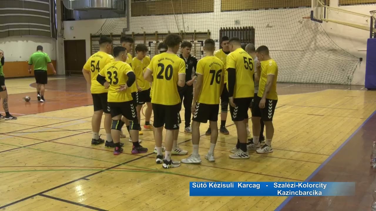 Sütő Kézisuli  -  Szalézi- Kolorcity Kazincbarcika U20 fiú Kézilabda mérkőzés 2026.02.15. I.félidő