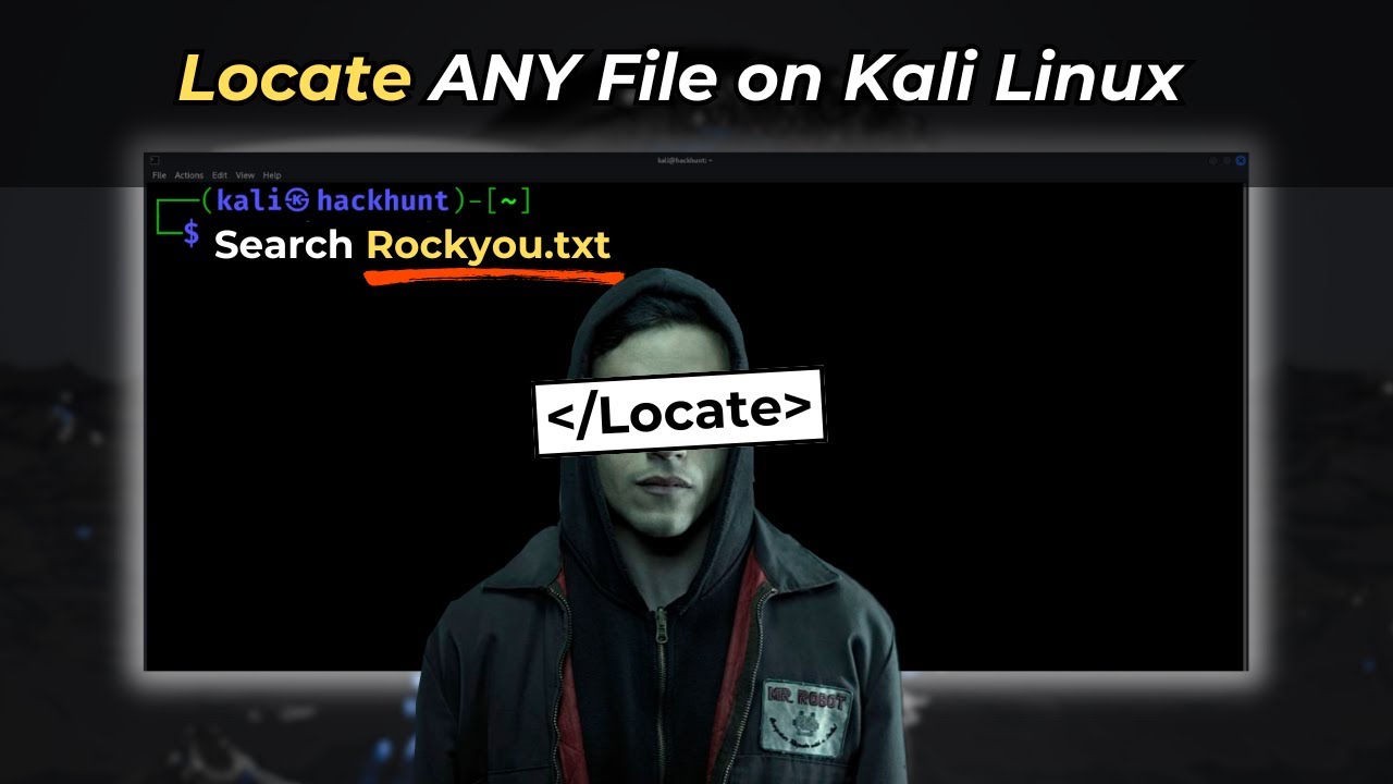 How Hackers Search Files on Kali Linux using Terminal (Rockyou.txt, etc)