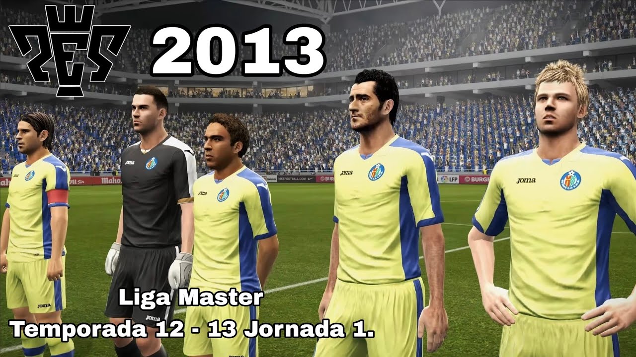 PES 2013 - Liga Máster Getafe C.F. - Temp. 12/13 Jornada 1 VS Espanyol | 4K