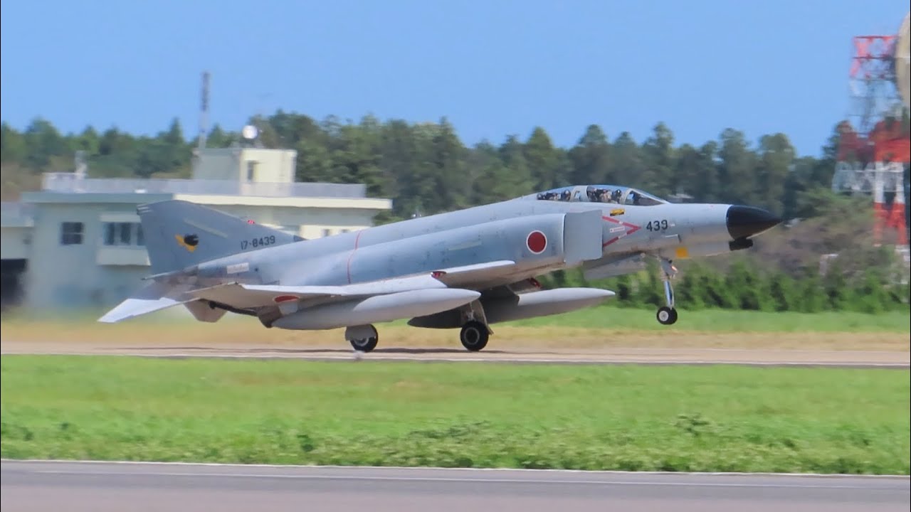 「さらばヨサク」安住の地、美保基地に向かうF-4EJ改439号機(&acute;；&omega;；`)