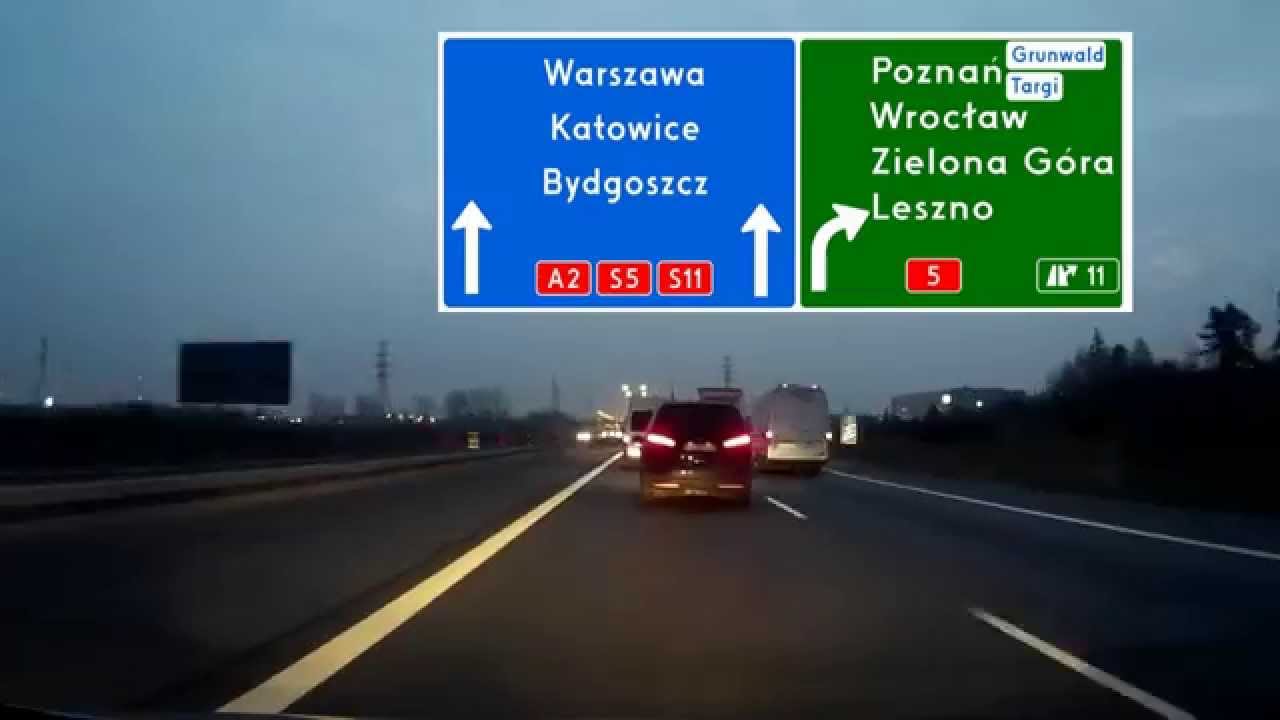 Autostrada / Highway A2. Czy potrzebny jest 3 pas w Poznaniu ?