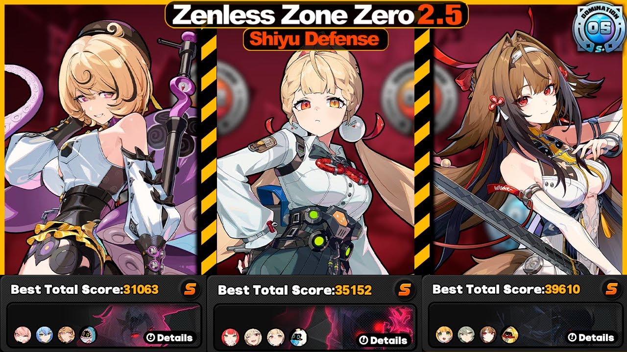 New Shiyu Defense 05: S+ / M0 Yidhari,  M0 Alice & M1 Ye Shunguang teams/ ZZZ 2.5