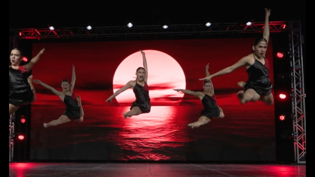 Showstoppers 1st place Senior Small Group - Red Football