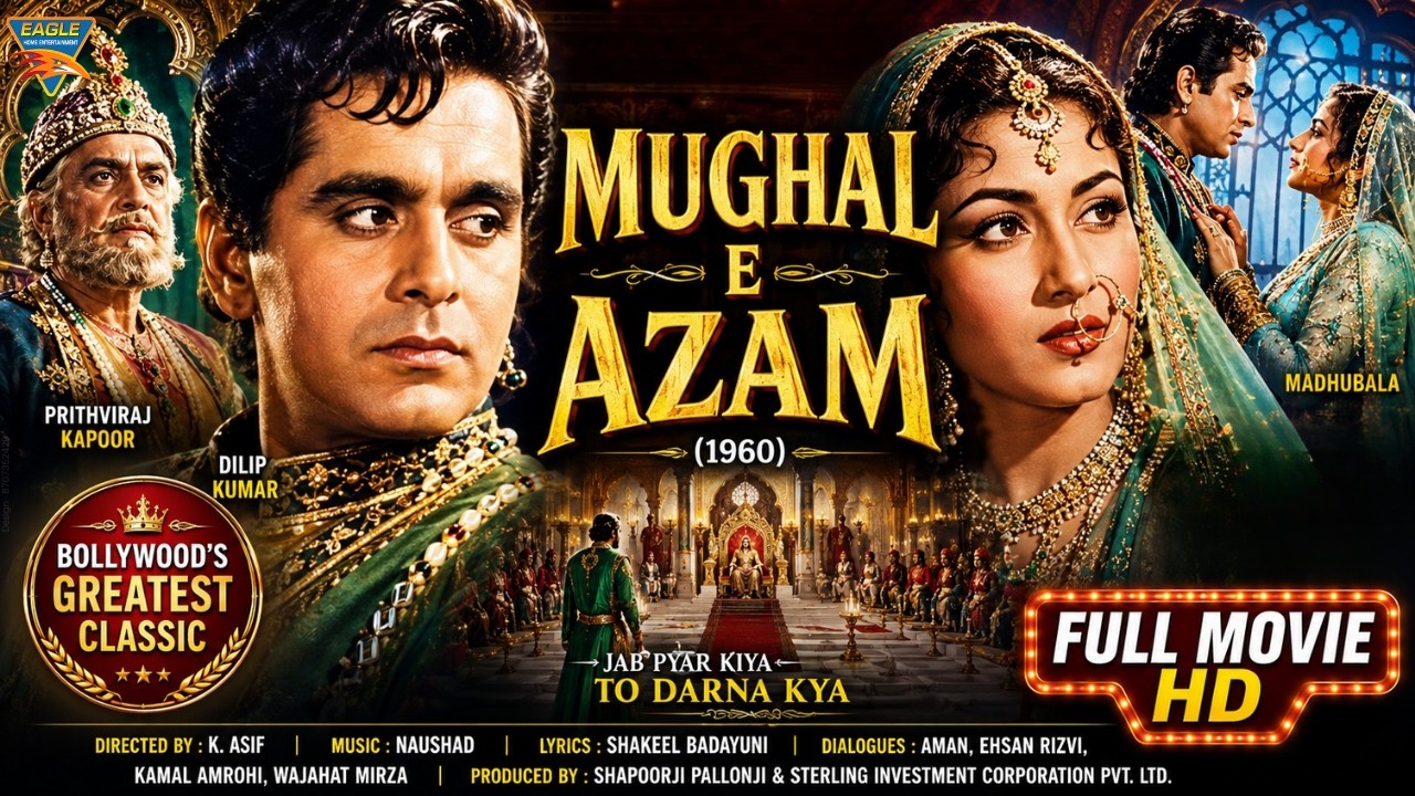 Mughal-E-Azam (1960) Full Movie | Dilip Kumar, Madhubala, Prithviraj Kapoor | मुग़ल-ए-आज़म मूवी