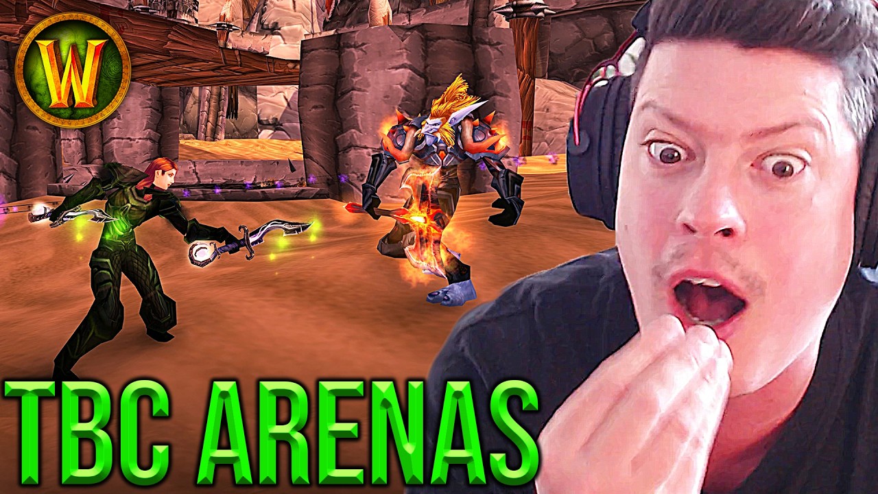 Победа над двумя разбойниками на арене TBC! Лучшие моменты PvP в WoW Classic.