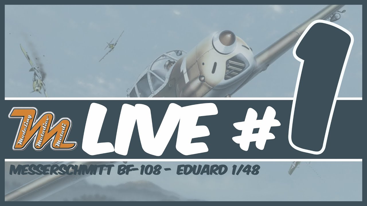 1/48 Messerschmitt Bf-108 Taifun - Eduard - scale model build log day 1