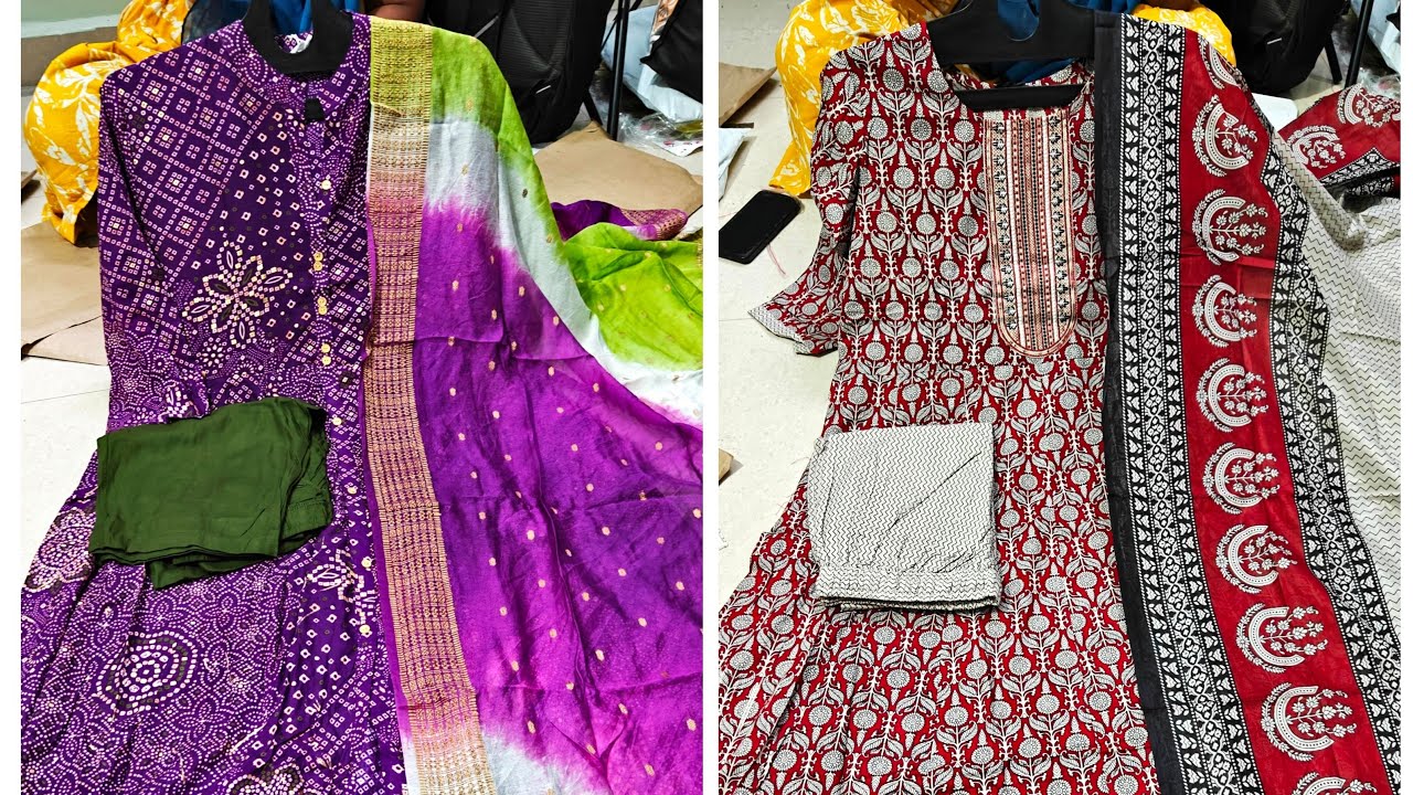 Live ||🎁🎉New Collection Jaipur Cotton Umbrella 3 Pieces & Tops S to 6XL🎉🎁|| WhatsApp 9666726205