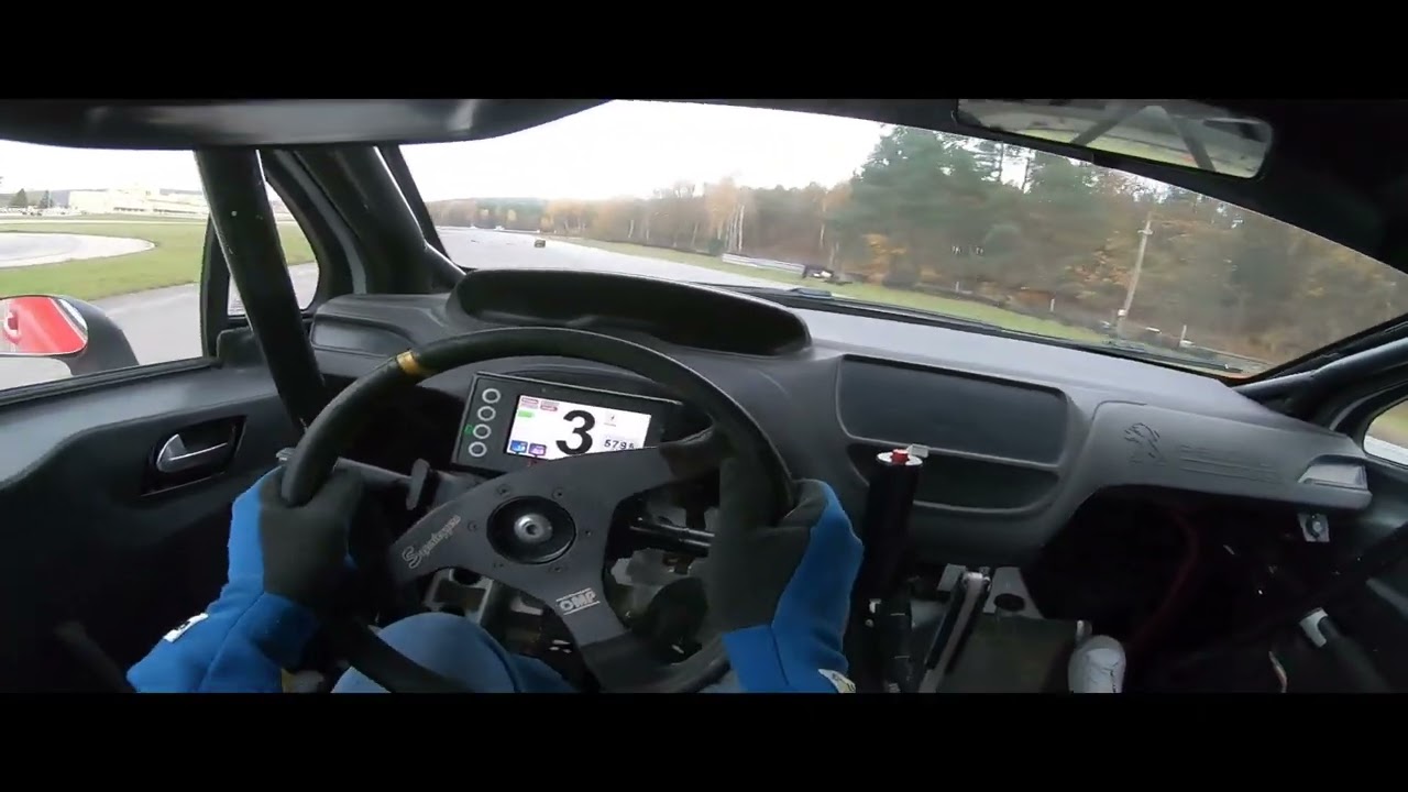 Konrad Dukat Kielce test Peugeot 208 R2 - POV cam onboard - 11.2023