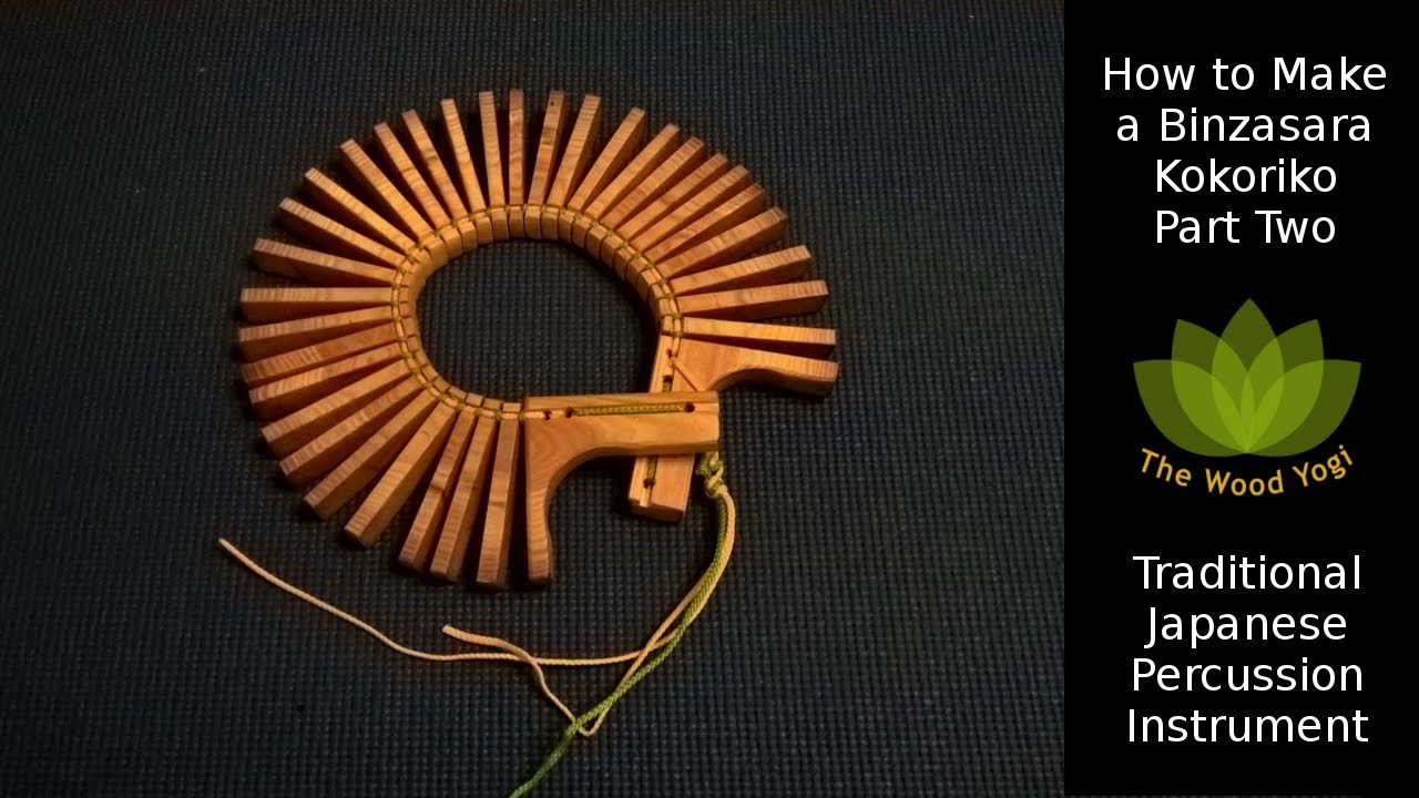 How to Make a Binzasara - Kokoriko - Traditional Japanese Percussion Instrument Part Two