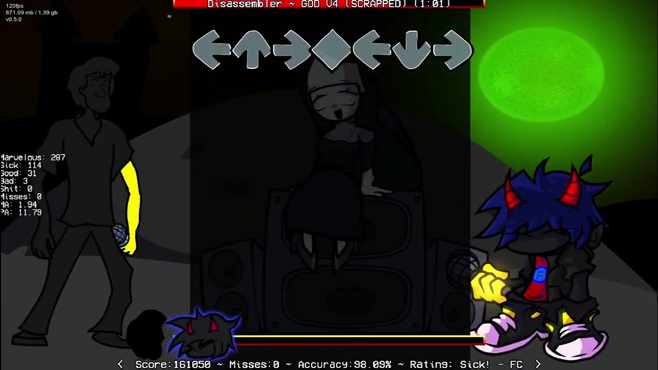 [FNF] Disassembler God Mode FC - Shaggy x Matt God Mode Collection v3 Deluxe Expansion Pack 7