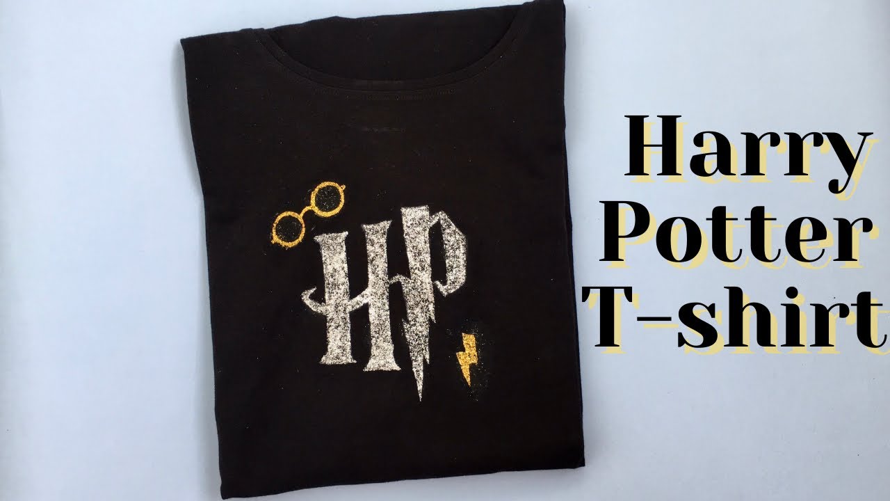 Harry Potter t shirt painting | Harry Potter crafts diy