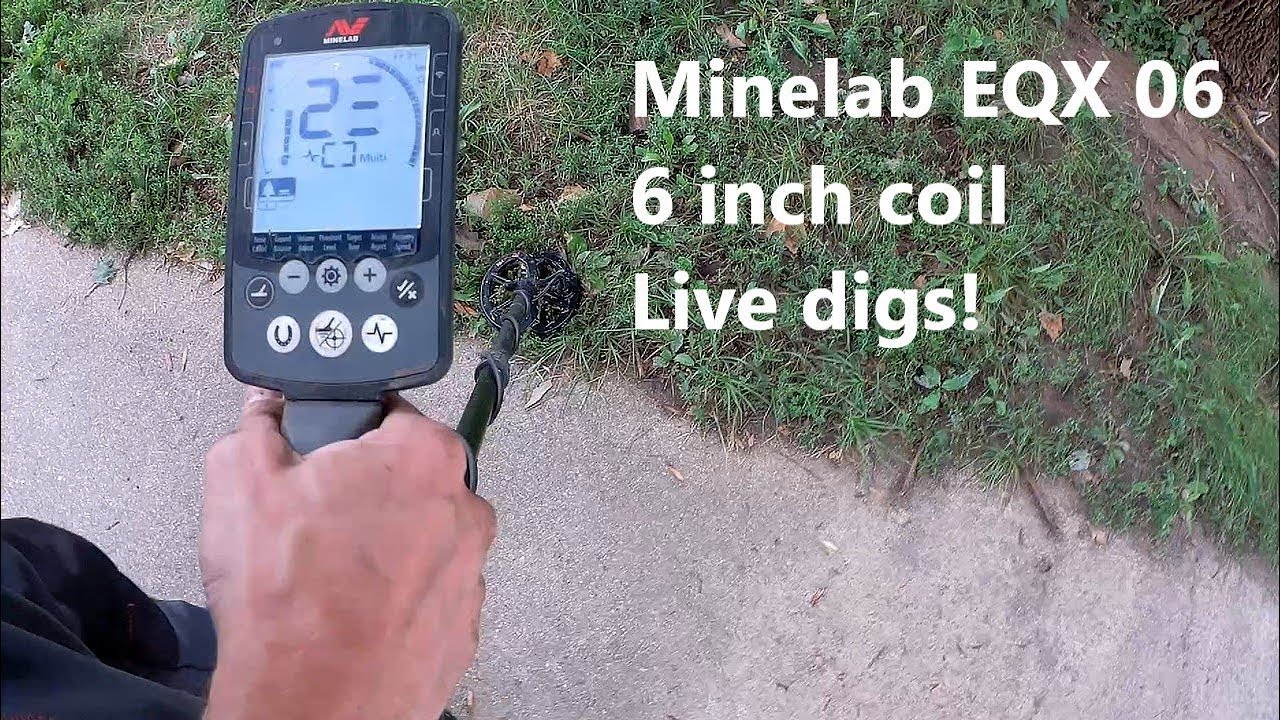 Minelab Equinox 6 inch coil finds silver! Test and review with live digs.