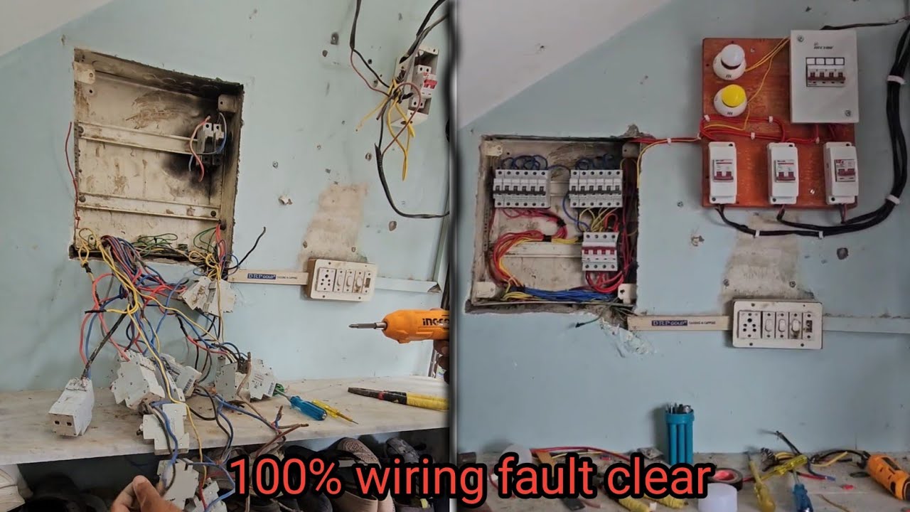 ✅️ Electric house wiring fault clear 100%