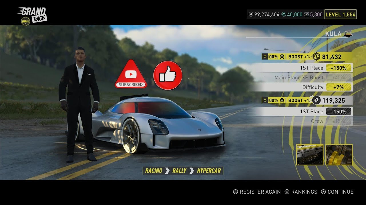 THE CREW MOTORFEST 1ST: PORSCHE 919 VS AGERA 4K HDR