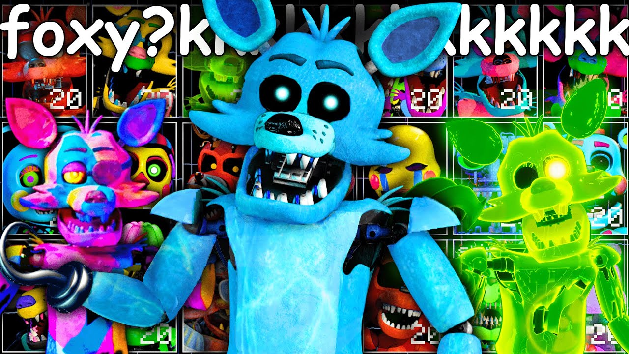 FOXYS MULTICOLORIDOS NA ULTIMATE CUSTOM NIGHT KKKKKK